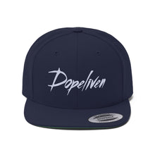 Load image into Gallery viewer, Dopeliven, Unisex Flat Bill Hat (multiple colors available)