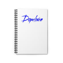 Load image into Gallery viewer, &quot;Dopeliven&quot; Spiral Notebook - Ruled Line