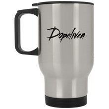 Load image into Gallery viewer, Dopeliven, Silver Stainless Travel Mug