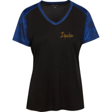 Load image into Gallery viewer, Dopeliven Ladies&#39; CamoHex Colorblock T-Shirt