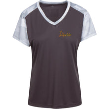 Load image into Gallery viewer, Dopeliven Ladies&#39; CamoHex Colorblock T-Shirt