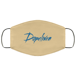 DopeLiven, FMA Face Mask, (Blue Logo, Multiple Colors Available)