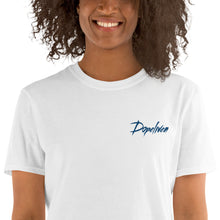 Load image into Gallery viewer, Dopeliven Embroidered, Short-Sleeve Unisex T-Shirt