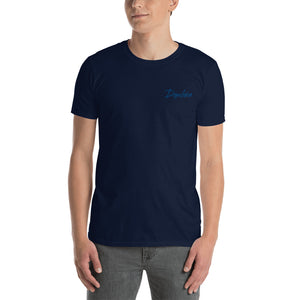Dopeliven Embroidered, Short-Sleeve Unisex T-Shirt